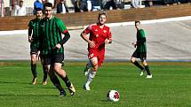 11. kolo divize: Petřín (červení) vs. Rokycany 4:0.