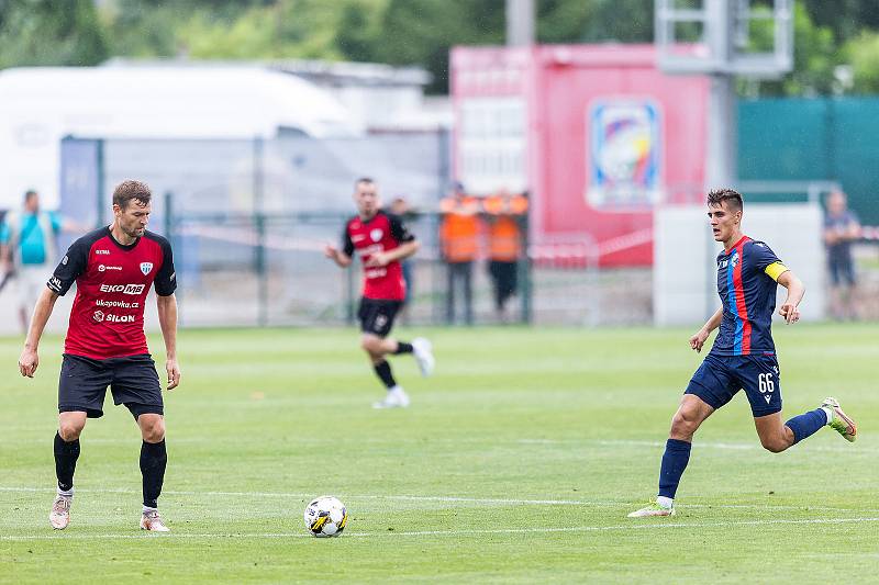 Viktoria Plzeň - Táborsko (v červeném), 1. července 2022.