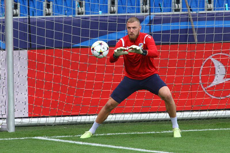 fotbal Liga mistrů příprava trénink FC Viktoria Plzeň