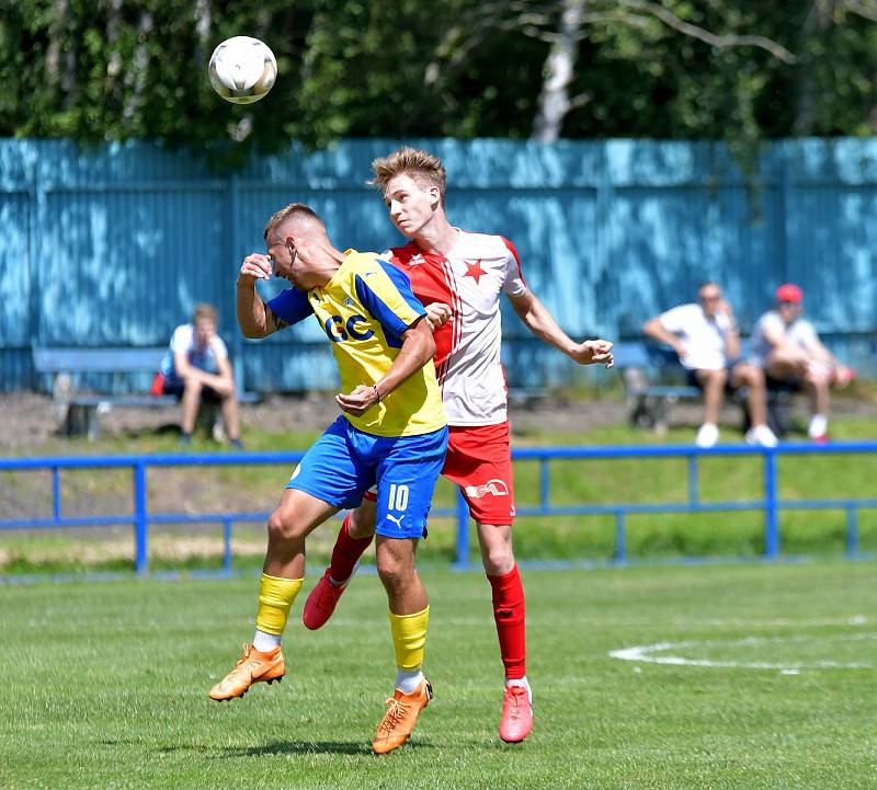 První výhru v rámci letní přípravy si připsali na účet fotbalisté karlovarské Slavie, když porazili Teplice B 2:0.