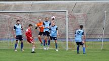 27. kolo FORTUNA divize A: SK Petřín Plzeň (červení) - ČLU Beroun 5:2.