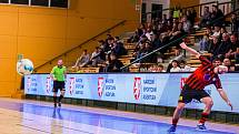 1. Futsal liga (17. kolo): SK Interobal Plzeň - 1. FC Nejzbach Vysoké Mýto 27:0.