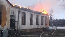 Požár restaurace v Bezvěrově na severním Plzeňsku