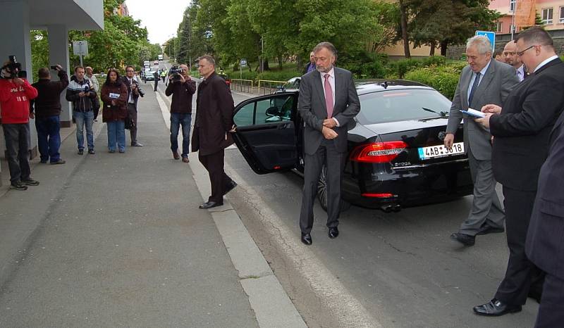 Miloš Zeman v Tachově