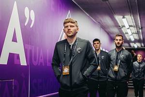 Plzeňský záložník Pavel Šulc na stadionu ACF Fiorentina.