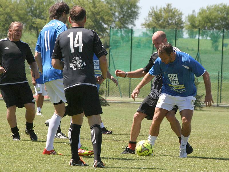 Z exhibičního utkání SG Dublovice - Sigi team.