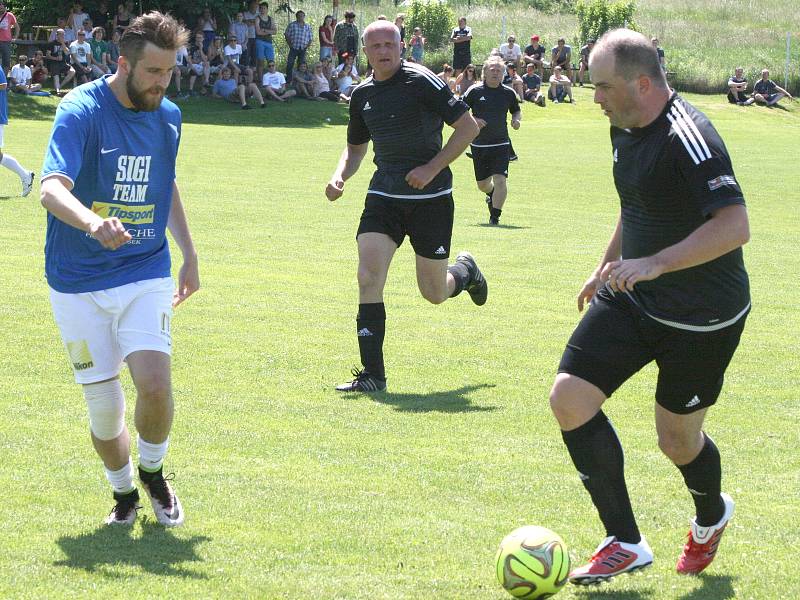 Z exhibičního utkání SG Dublovice - Sigi team.