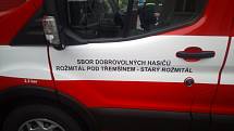 Nové zásahové vozidlo dobrovolných hasičů Starého Rožmitálu.