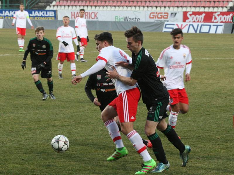 Osmifinále UEFA Youth League: 1.FK Příbram - Benfica Lisabon.