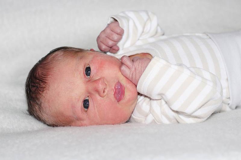 Šimon Mašata se narodil 5. ledna 2020 v Příbrami. Vážil 3370 g a měřil 50 cm. Doma v Krásné Hoře syna přivítali maminka Sabina s tatínkem Marcelem.