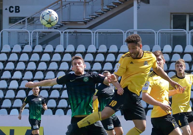 Utkání FNL Olympia Praha - 1. FK Příbram 2:2.