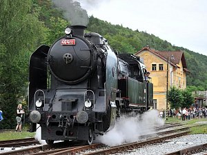 Parní lokomotiva Ušatá - ilustrační foto