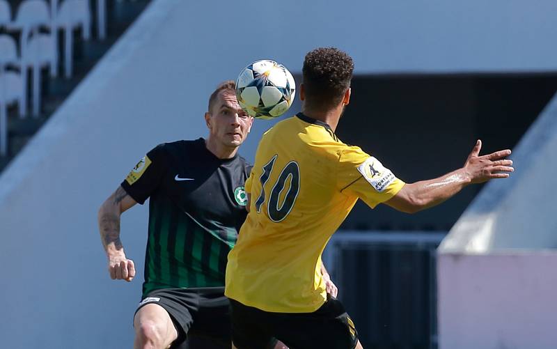 Utkání FNL Olympia Praha - 1. FK Příbram 2:2.