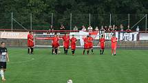 Ze zápasu divize B MFK Dobříš - Brandýs nad Labem 4:2.