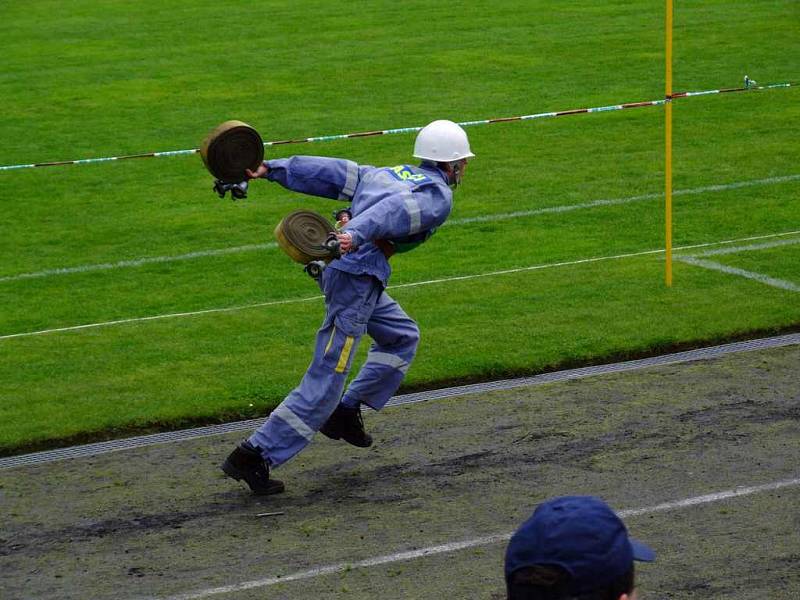 Soutěž v požárním sportu 9. požárního okrsku Rožmitál.