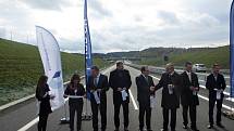 Slavnostní otevření prodloužené dálnice D4.