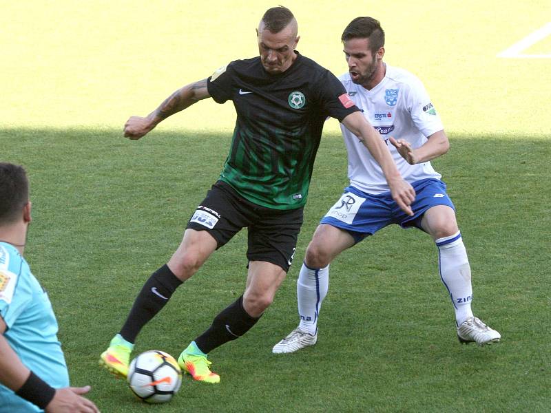 Z utkání 1. kola FNL: Příbram - Znojmo (0:0).