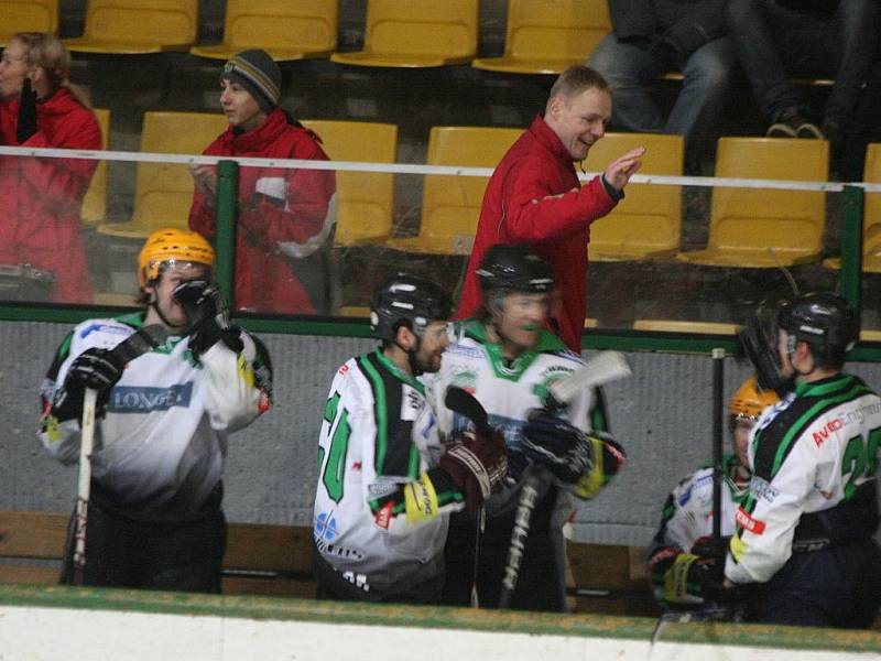 Semifinále play off KLM: HC Příbram - Velké Popovice (3:1).