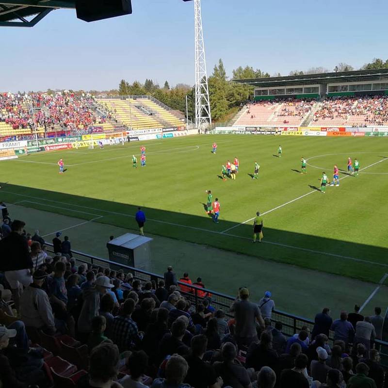 Zápas 29. kola FORTUNA:LIGY 1. FK Příbram - Viktoria Plzeň 1:1.