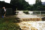 Povodně v roce 2002 v Bukové na Rožmitálsku.