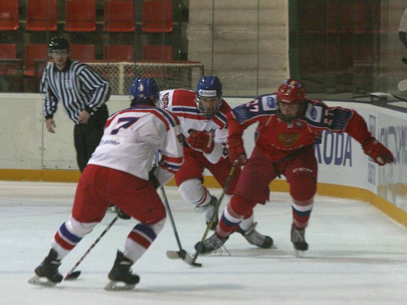 Mezistátní zápas U18 v Příbrami: ČR - Rusko.