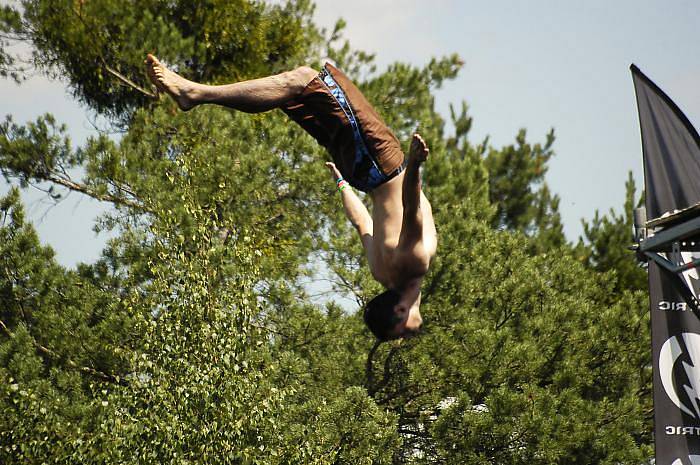 Highjump se v hřiměždickém lomu letos konal už pojedenácté.