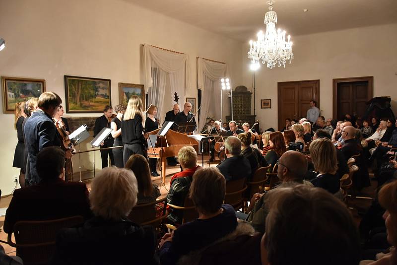 Adventní koncert Musica quinta essentia na březnickém zámku.