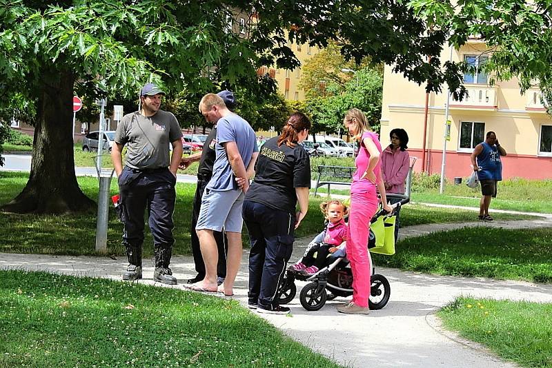 Rožmitálská Venkovanka na náměstí 17. listopadu byla součástí Příbramského kulturního léta.