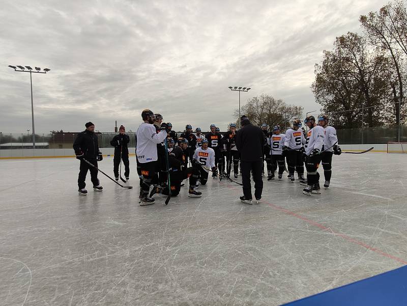 Trénink HC Sparta Praha v Dobříši.