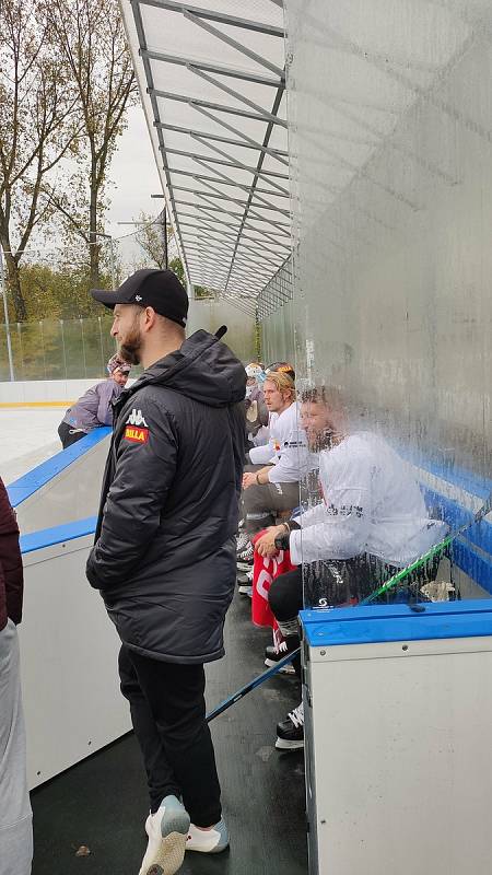 Trénink HC Sparta Praha v Dobříši.