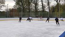 Trénink HC Sparta Praha v Dobříši.