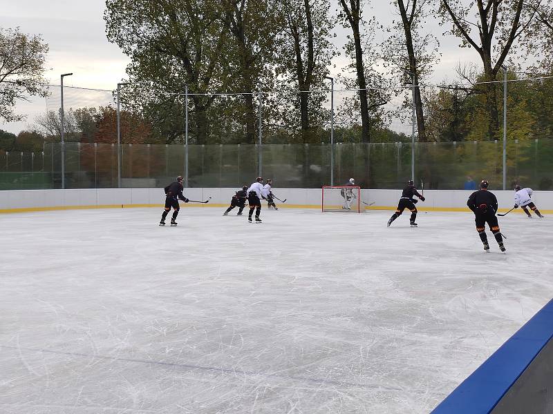 Trénink HC Sparta Praha v Dobříši.