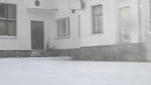 Ráno 16. října 2009 po nočním sněžení na Rožmitálsku.