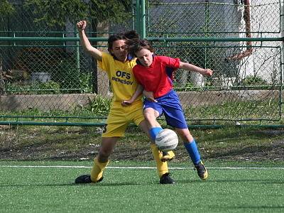 Meziokresní soutěž žákovských výběrů U13: OFS Benešov (žlutí) - OFS Příbram 1:1