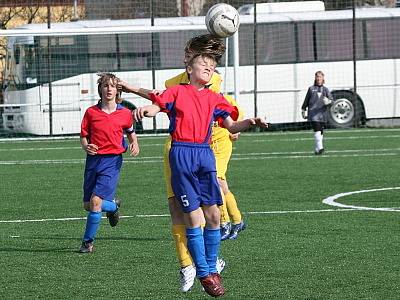 Meziokresní soutěž žákovských výběrů U13: OFS Benešov (žlutí) - OFS Příbram 1:1