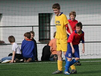 Meziokresní soutěž žákovských výběrů U13: OFS Benešov (žlutí) - OFS Příbram 1:1