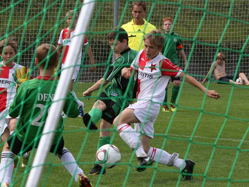 Danone Cup: Příbram - Slavia (2:0).
