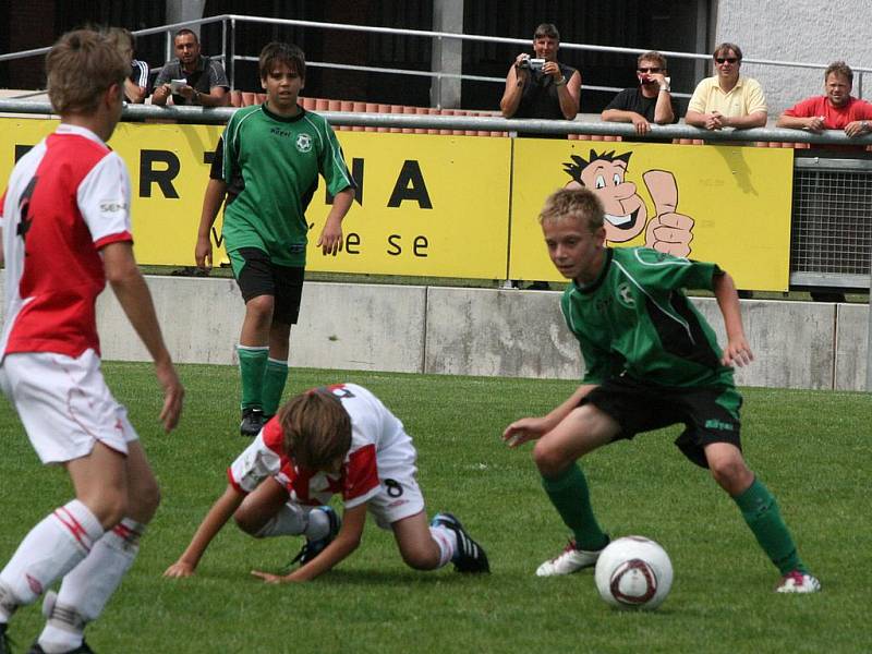 Danone Cup: Příbram - Slavia (2:0).