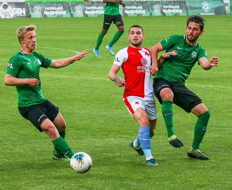 Ze zápasu FORTUNA:LIGY Příbram - Slavia