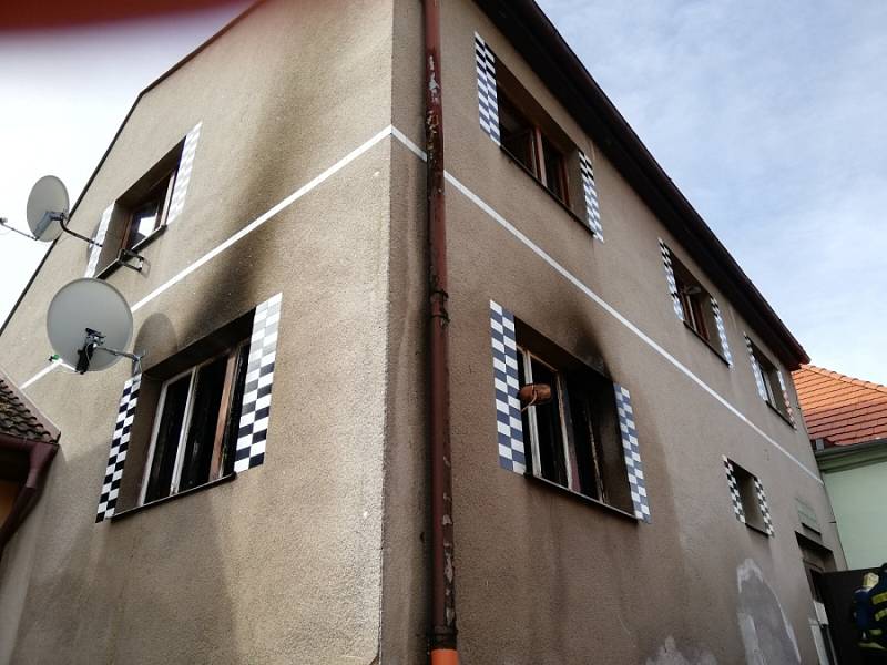 Exploze plynu poškodila rodinný dům v Březnici.