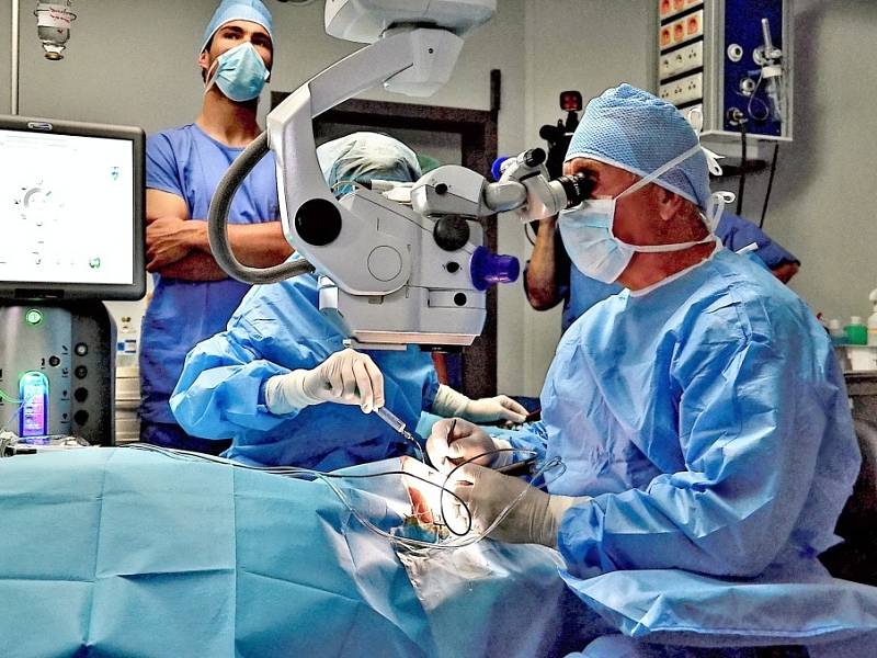 Operace oka: První v Evropě v příbramské nemocnici. Ilustrační foto.