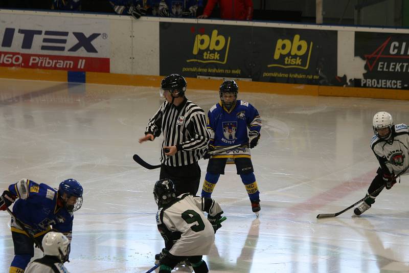 Mladší žáci HC Příbram remizovali s Pískem 4:4 Foto: Deník/Karel Smetana