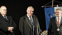 Prezident Miloš Zeman navštívil v úterý podvečer také Kladno.