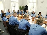 Společný seminář příbramských strážníků a policistů.