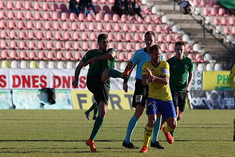 Utkání 21. kola FORTUNA:LIGY 1. FK Příbram - Fastav Zlín 3:2 (1:1).