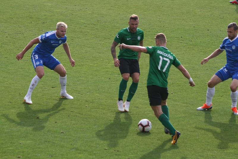 Zápas 6. kola FORTUNA:LIGY 1. FK Příbram - Slovan Liberec 1:3.