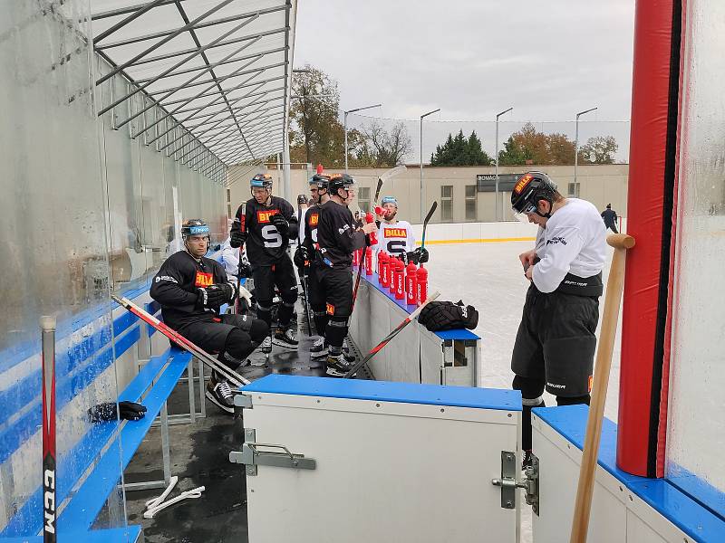 Trénink HC Sparta Praha v Dobříši.