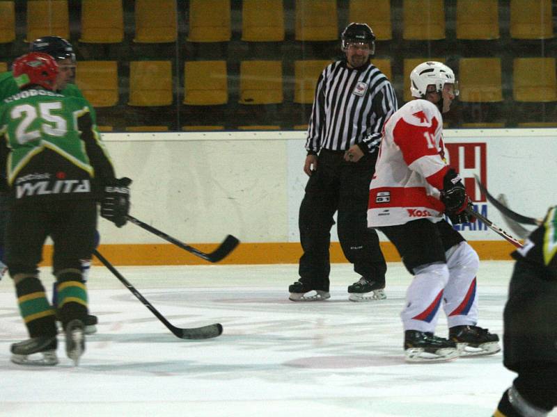 Hokejový maraton - zápas Příbram vs. Kladno.