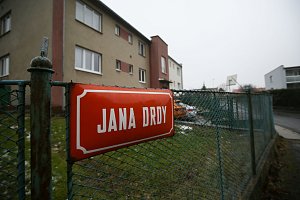 Ulice Jana Drdy v Příbrami.