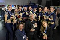 Aerobikový tým Orel Dobříš.